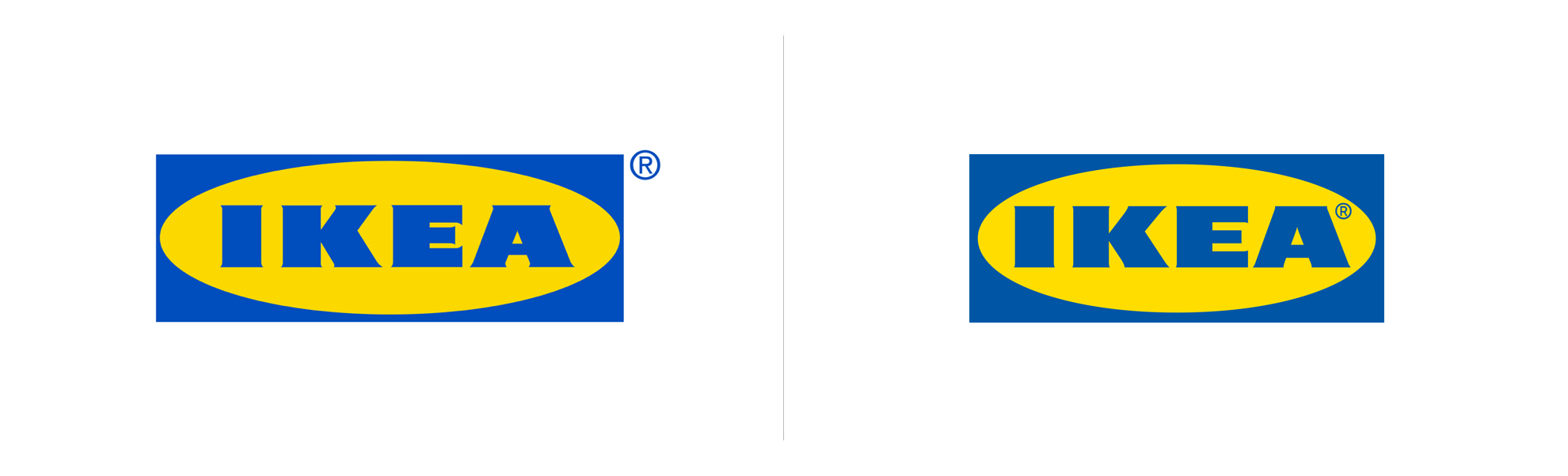 nowe i stare logo ikea