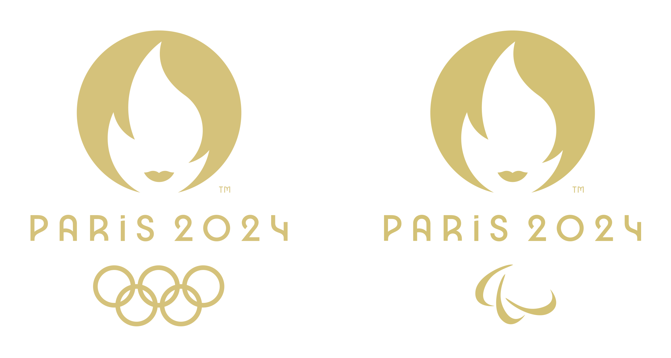 paryż 2024 logo wersja mono