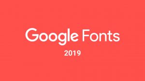 najpopularniejsze czcionki w Google Fonts 2019