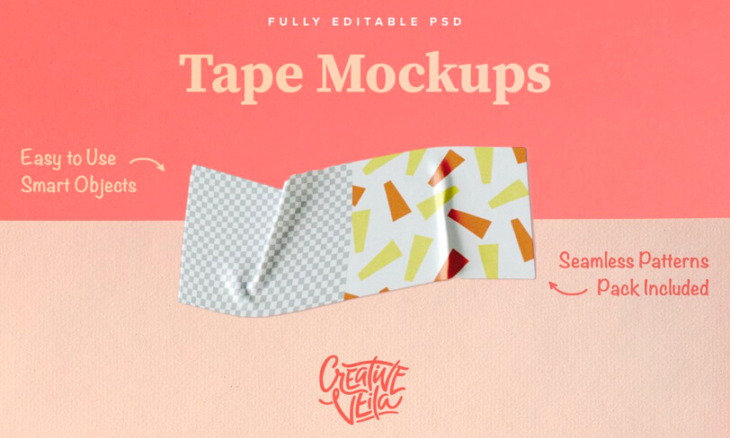 Washi Tape Mockup Templates