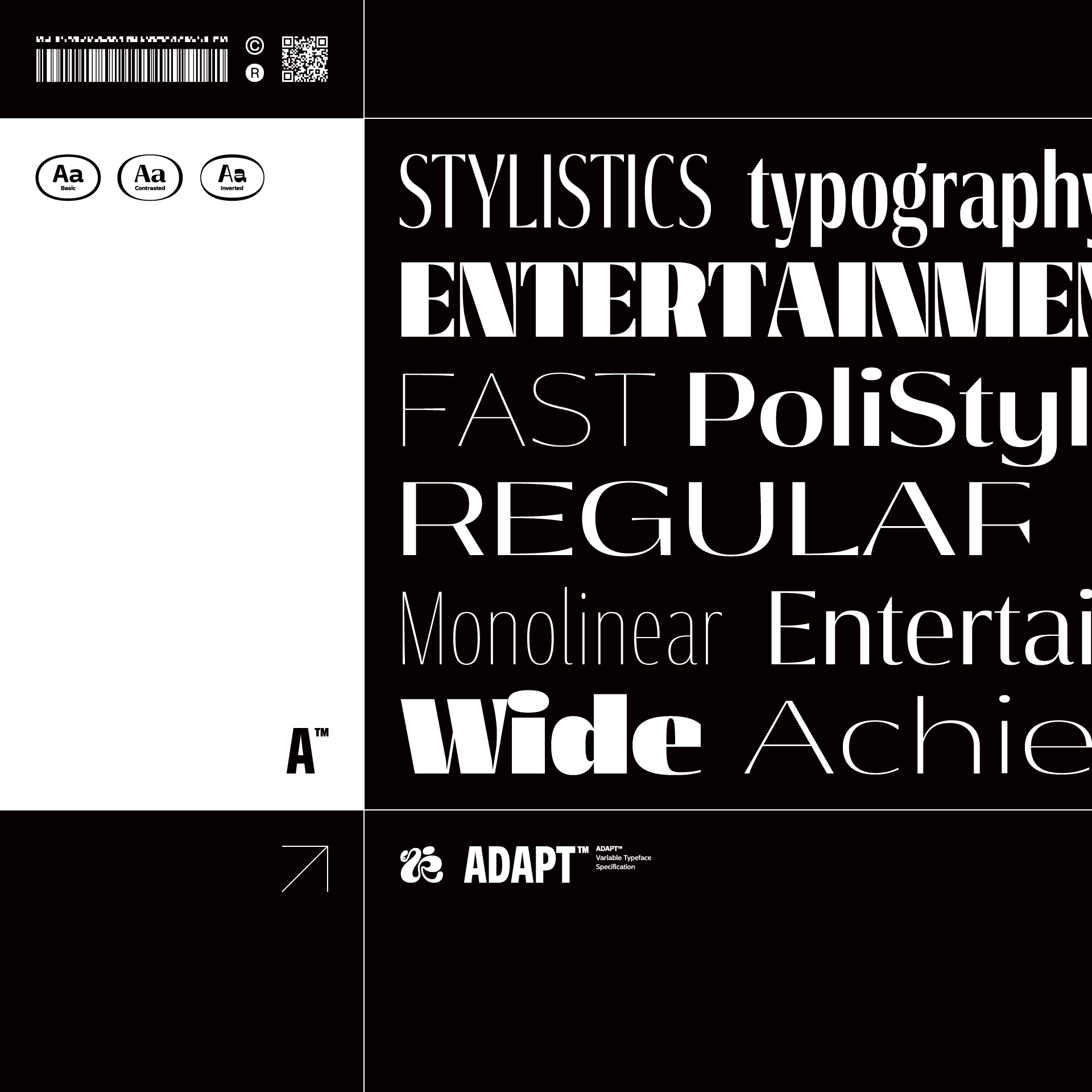 Antoni Kwiatkowski: Adapt Typeface (nagroda)