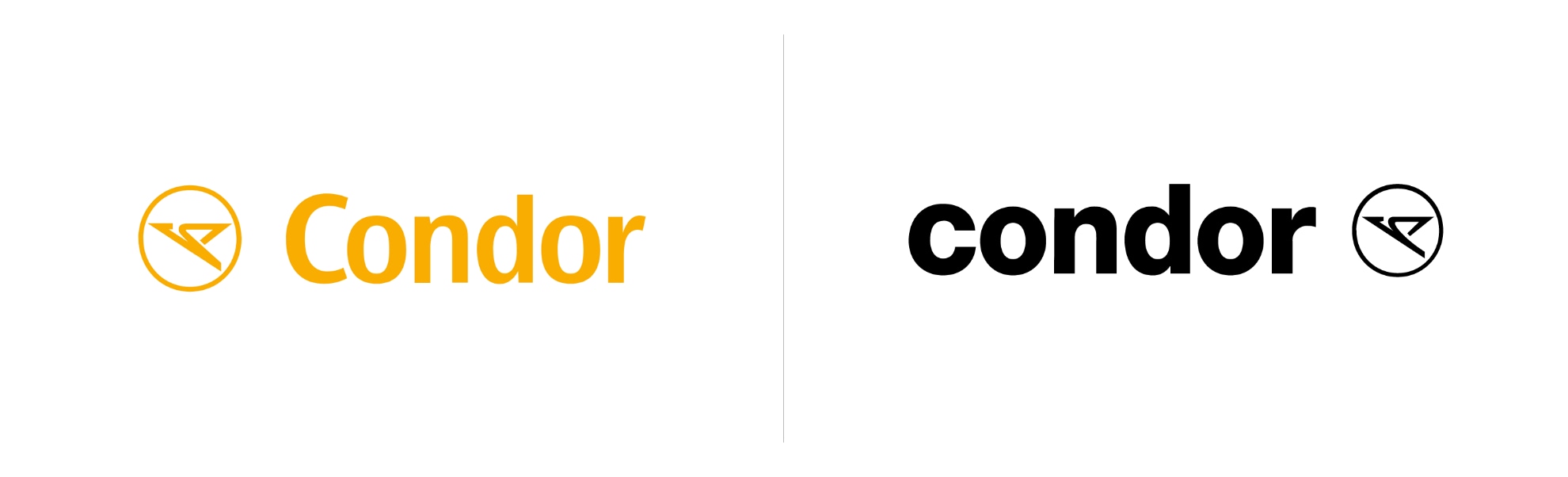 Stare I nowe logo linii Condor