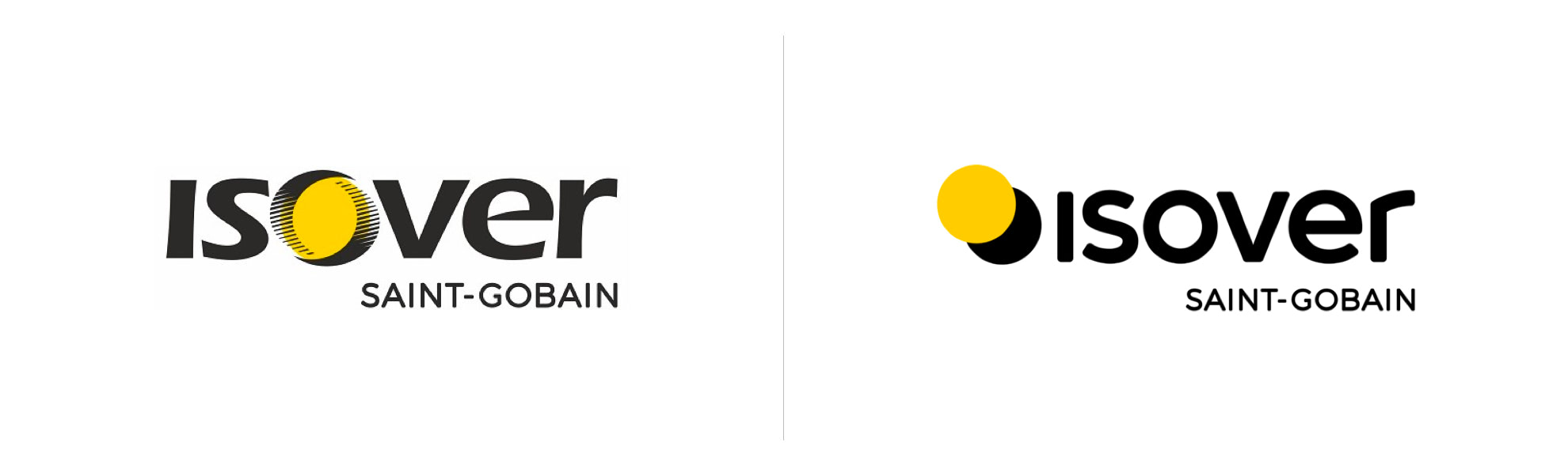 stare i nowe logo marki Isover