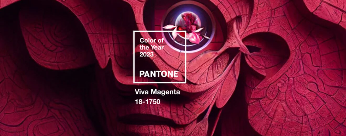 Kolor roku 2023 Viva magenta