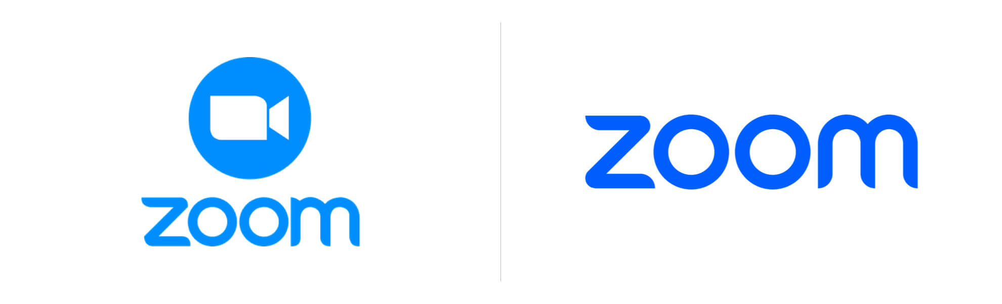 Stare i nowe logo Zoom