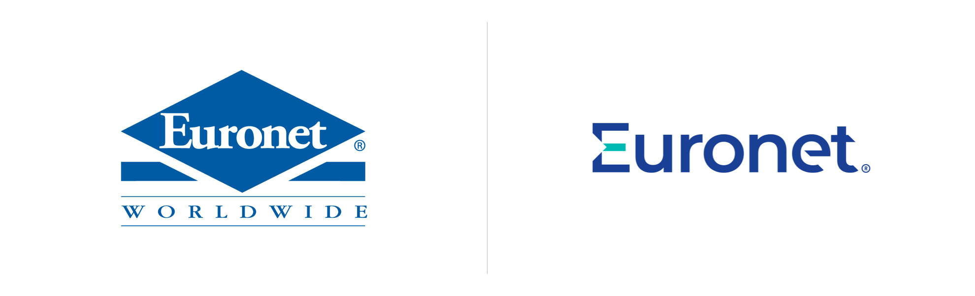 Stare i nowe logo Euronetu