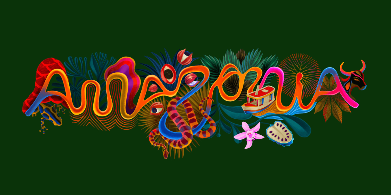 Projekt logo marki turystycznej Amazonii