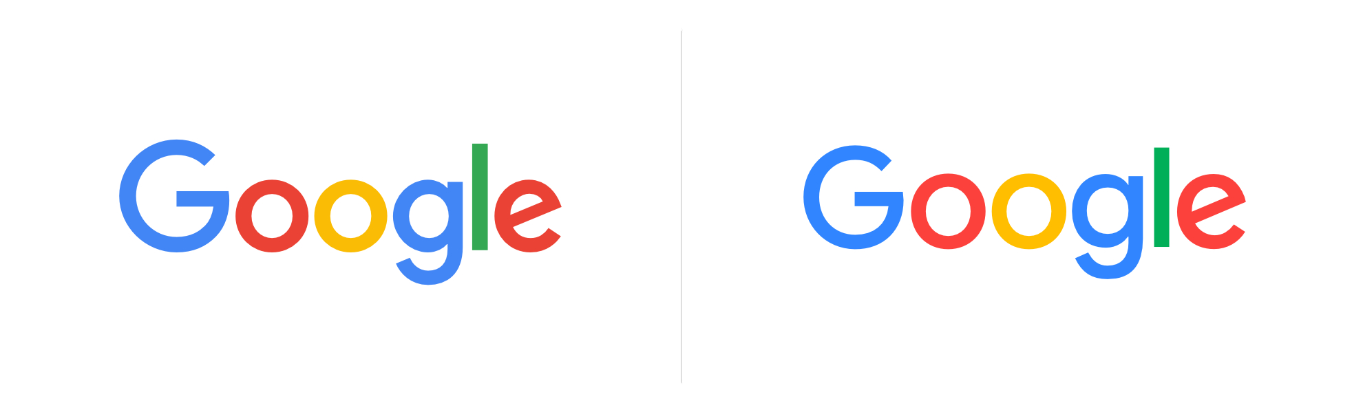 stare i nowe logo Google