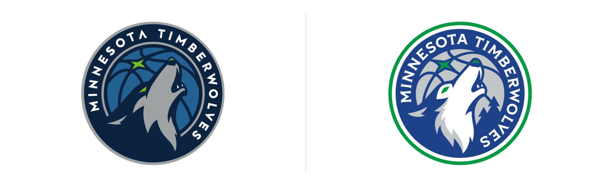 Minnesota Timberwolves stare i nowe logo