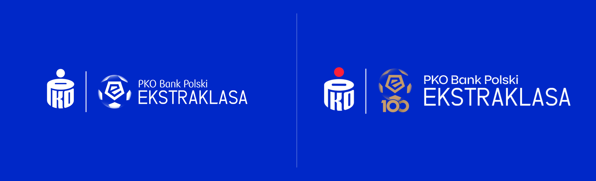 logo pko bp ekstraklasa i jubileuszowe logo