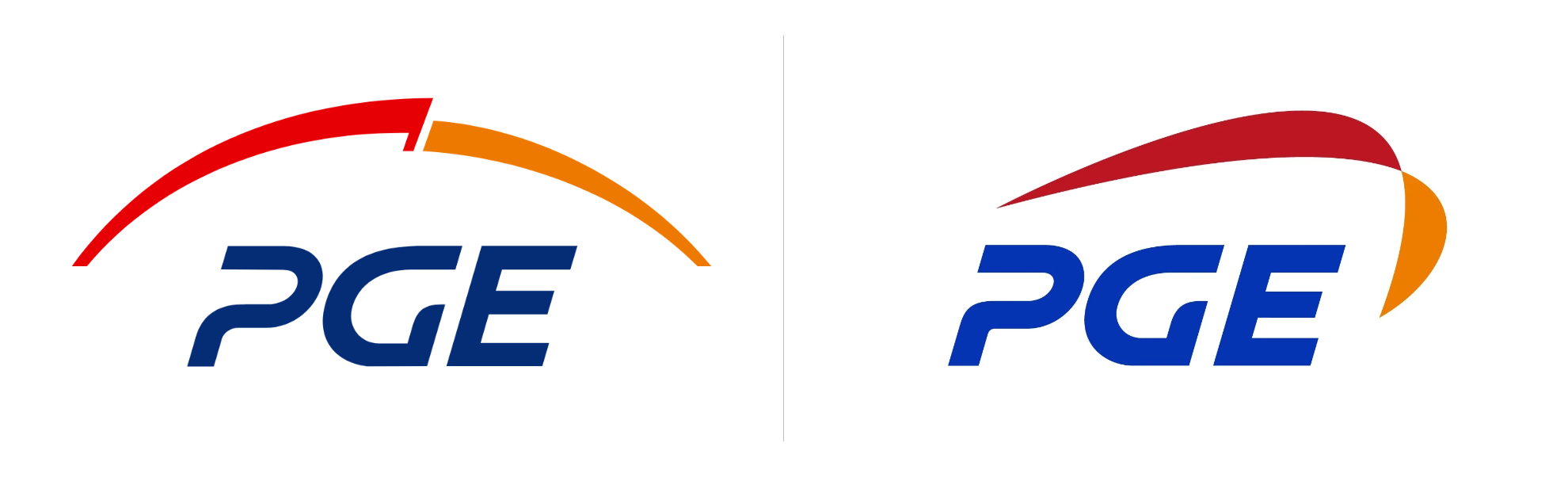 stare i nowe logo pge