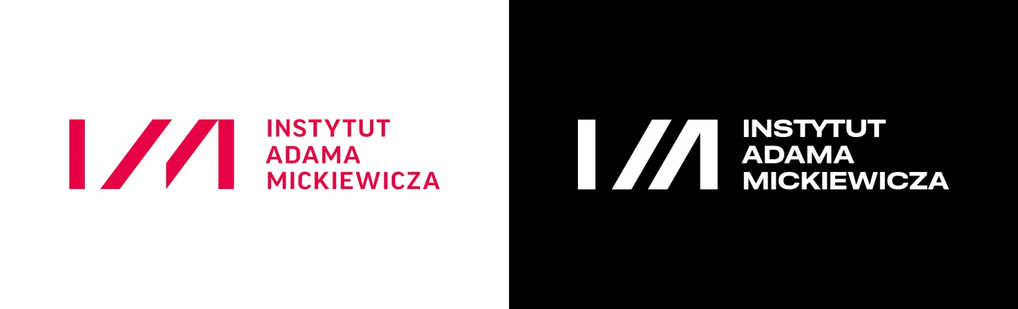 stare i nowe logo Instytutu Adama Mickiewicza