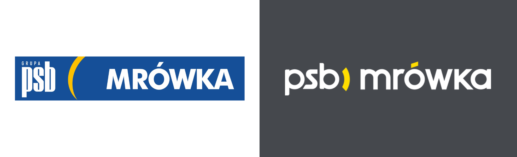 stare i nowe logo PSB Mrówka